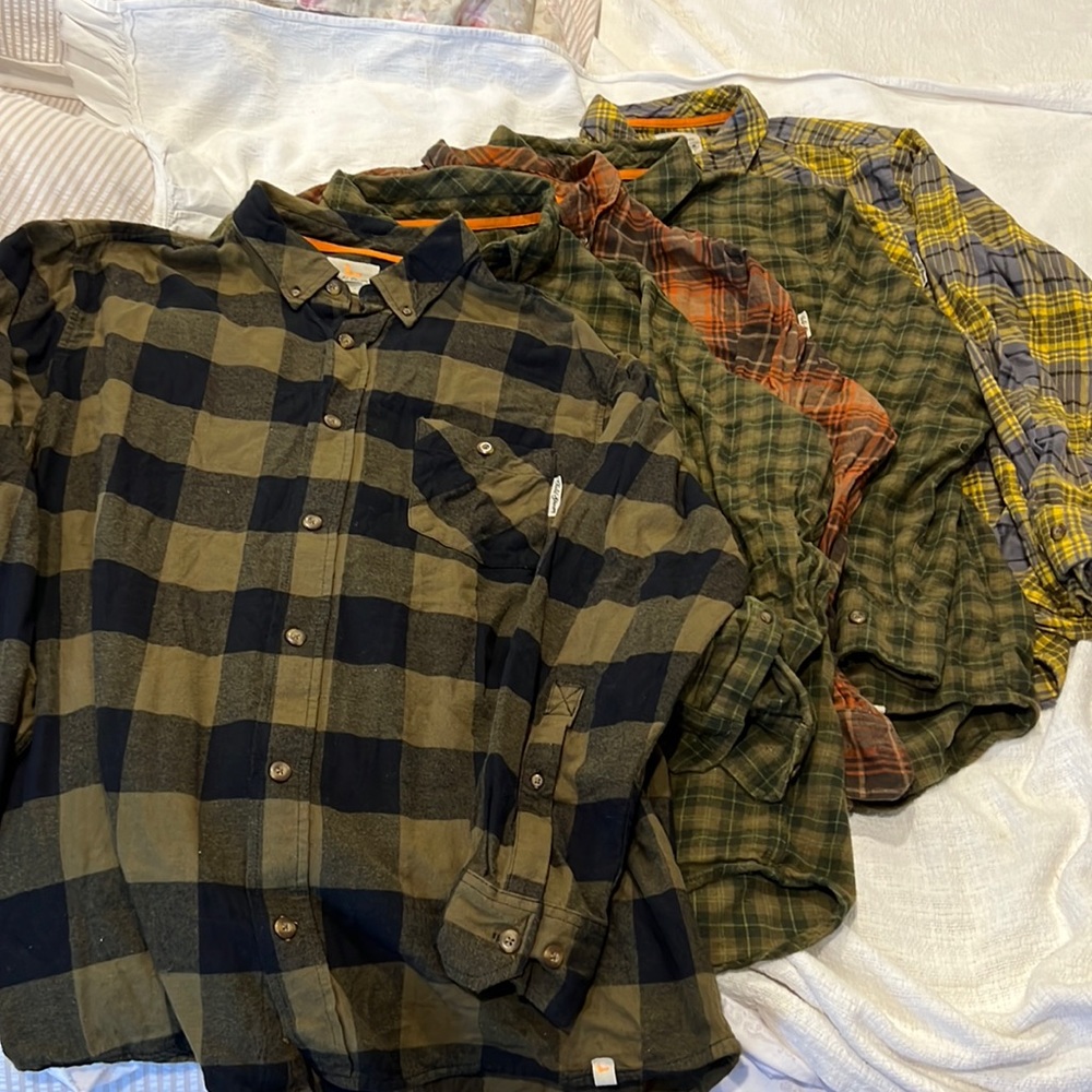Field and stream XL flannel shirts bundle